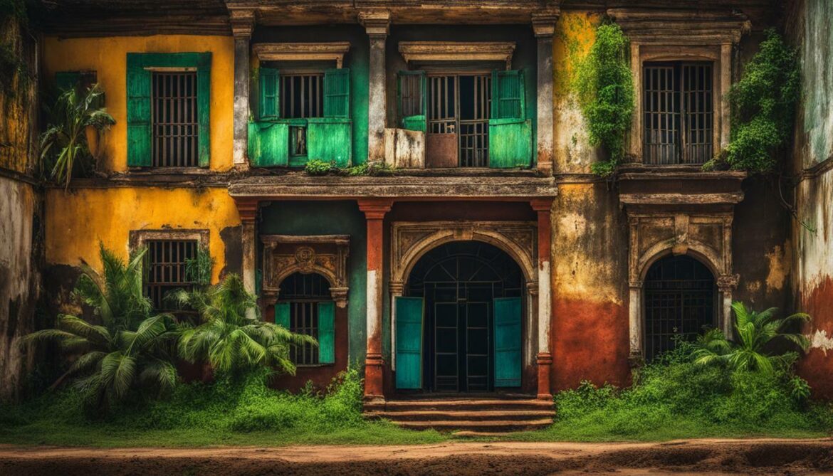 Neglected Historical Buildings in Bissau Velho