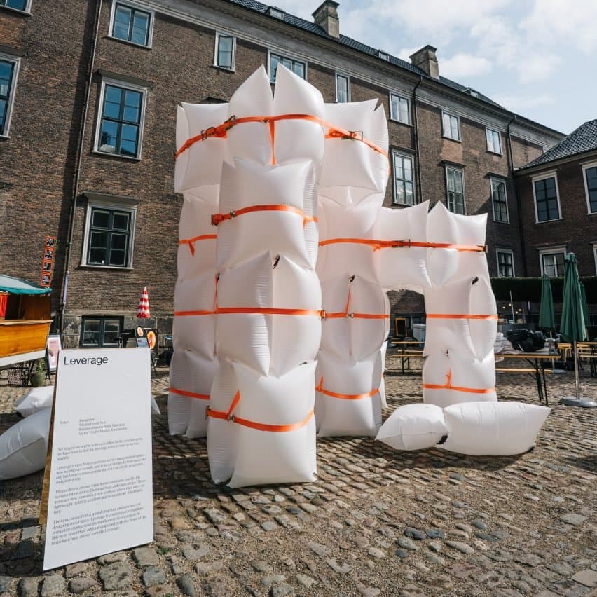 Chart Art Fair installs five "social architecture" pavilions in Copenhagen