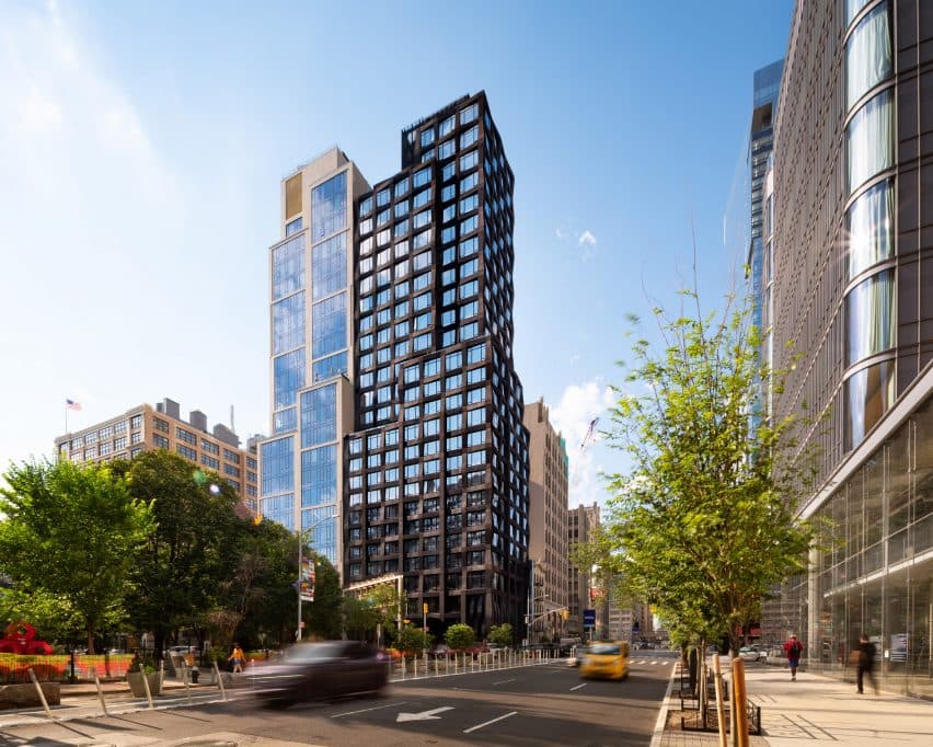 S9 Architecture creates gridded facade for 111 Varick tower in Manhattan