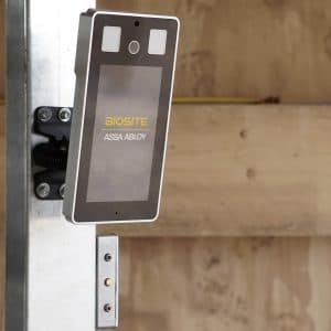 Biosite facial recognition for construction