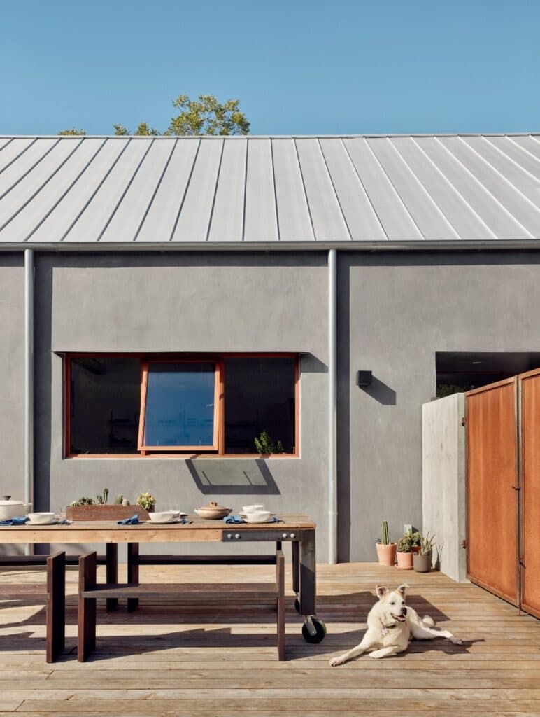 Side Angle Side creates gabled home in Austin for an architectural photographer