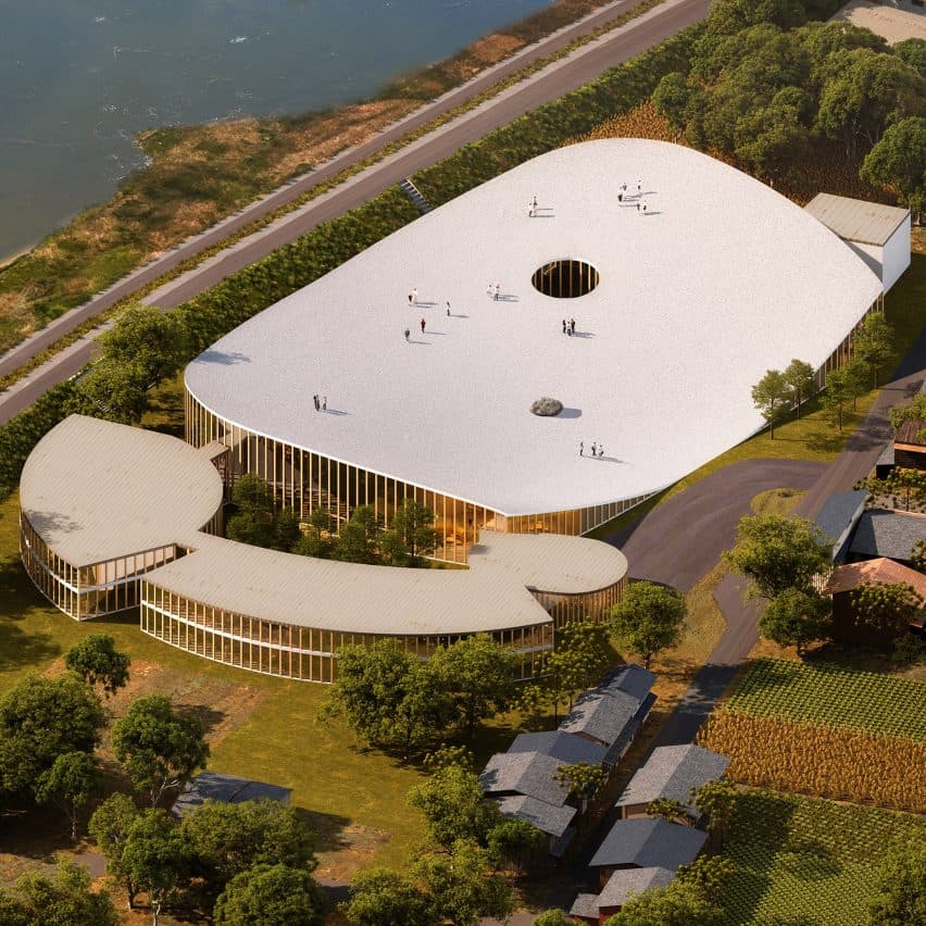 Sou Fujimoto Architects designs walkable rooftop for rural Japanese university