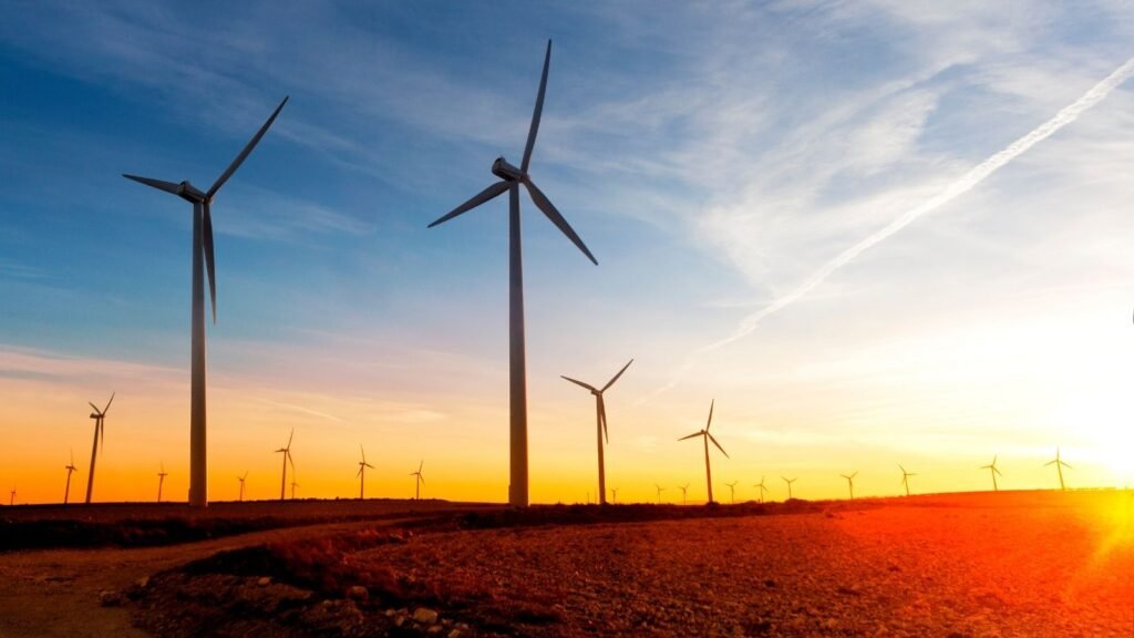 wind farm and solar