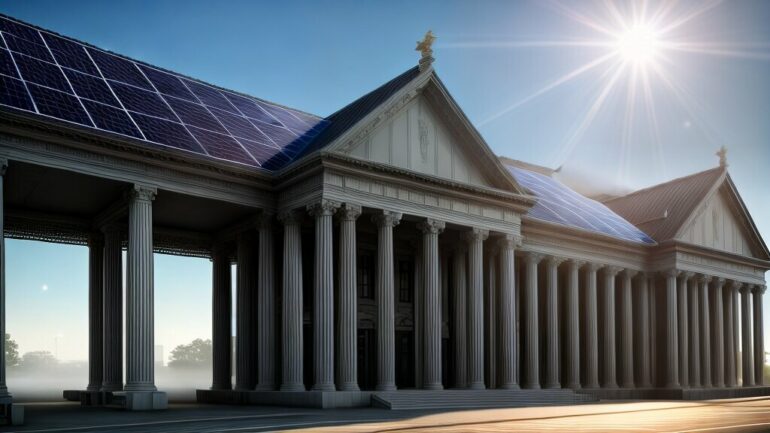 View of Advancements in Solar Integration for Sustainable Building Energy Systems