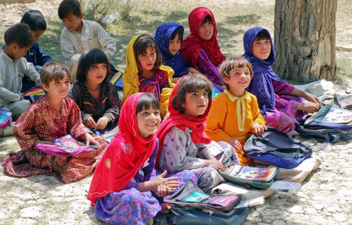 children hope green building Afghanistan
