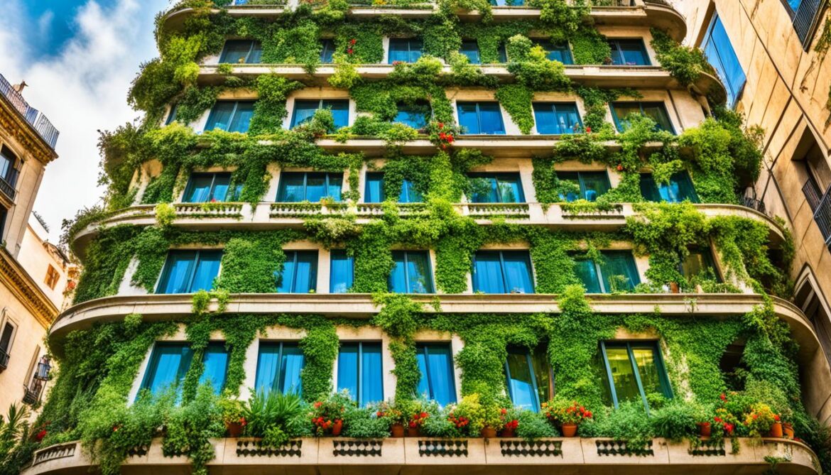 Barcelona vertical gardens