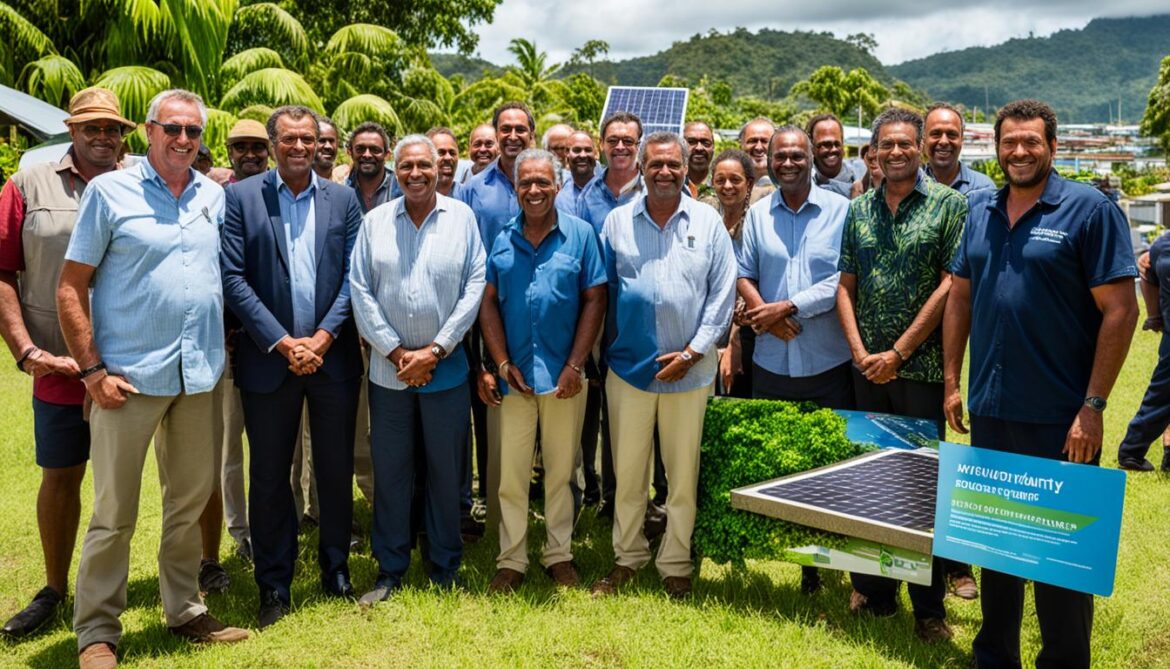 government support for green buildings in Vanuatu