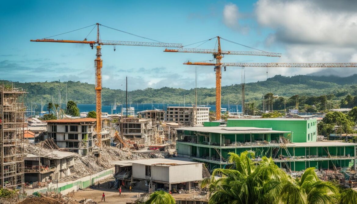 post-war construction in Honiara