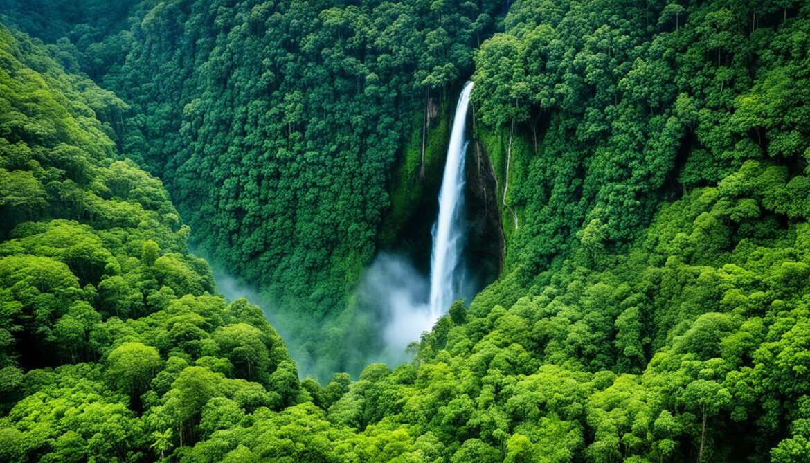 Brunei waterfalls