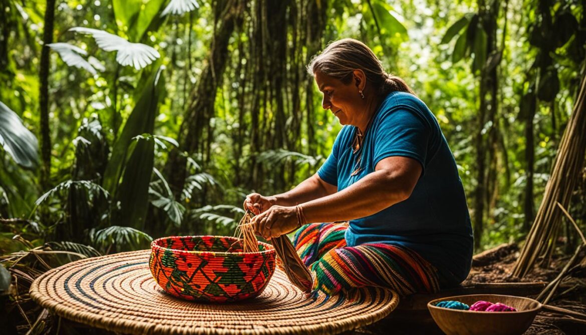 Emberá-Wounaan traditional crafts