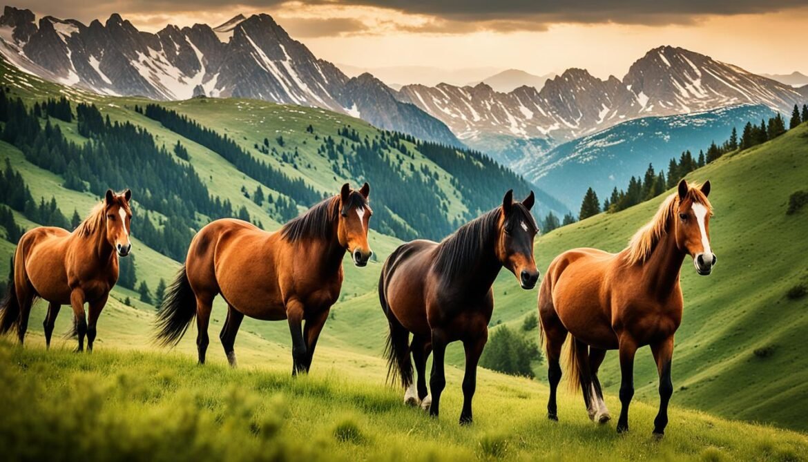 Wild Horses in Cincar Mountain