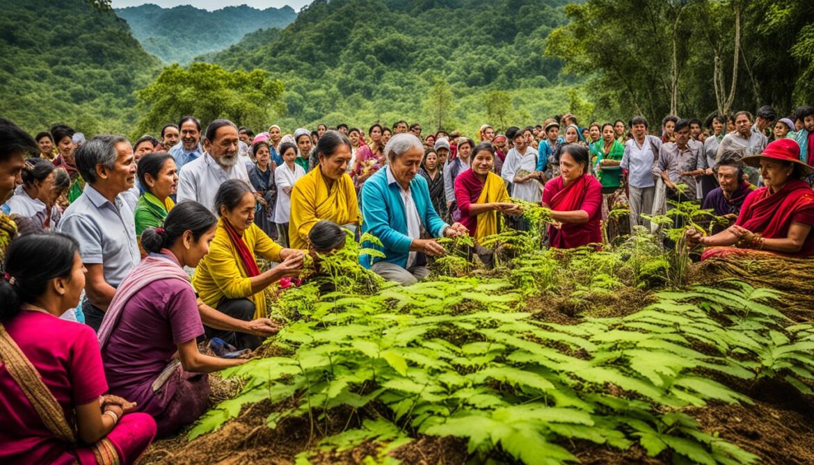 community participation in sacred natural sites in Myanmar