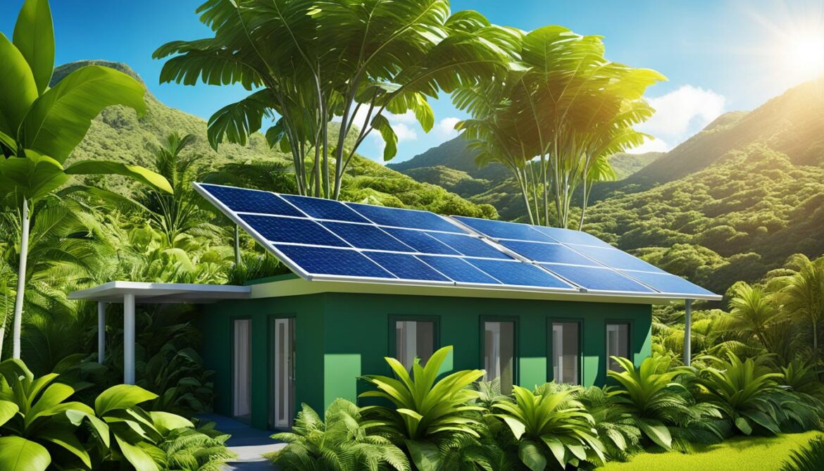 solar power and battery storage