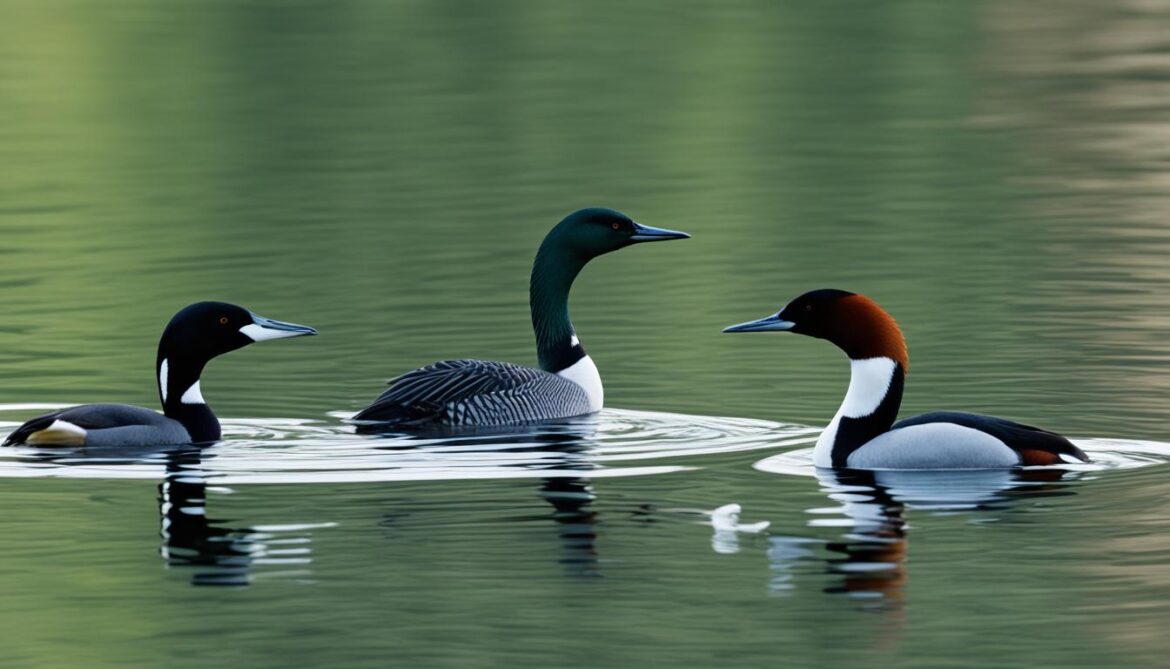 water birds in Latvia's rivers and lakes