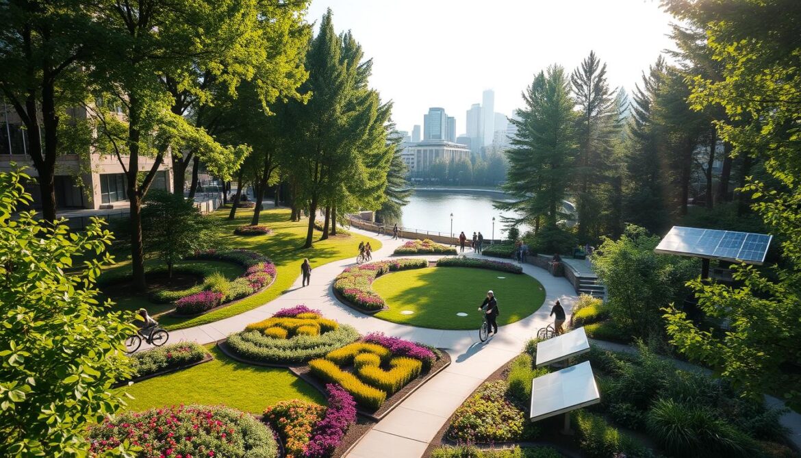 Green spaces in Vancouver