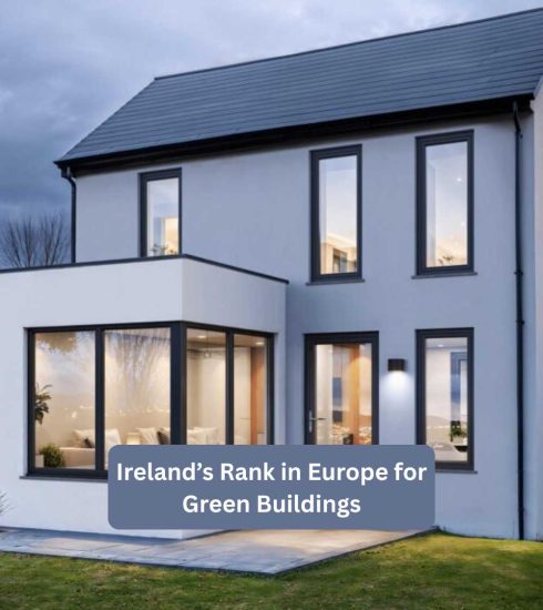 Ireland rank in Europe for Green Buildings passive house famrhouse