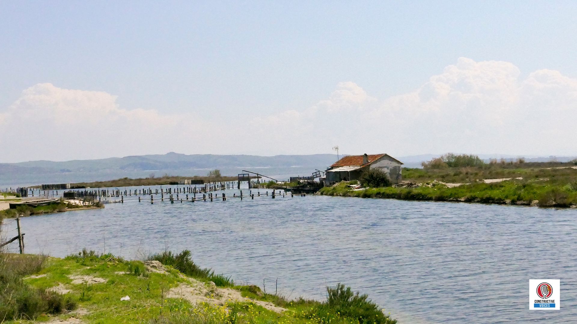 Wetland and lagoon ecosystem on the Albanian coast